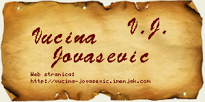 Vucina Jovašević vizit kartica
